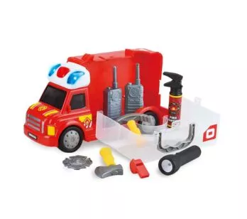 Caminhão com Acessórios - Workshop Junior Truck - Bombeiro - Multikids