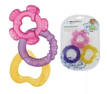 Mordedor Resfriável com Água - Tender Bites - Rosa - Multikids Baby