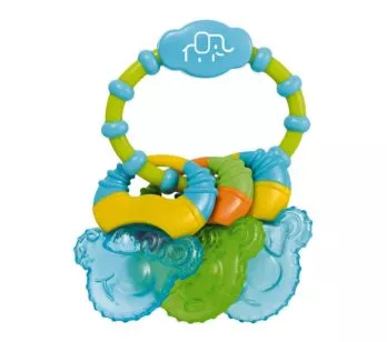 Mordedor Resfriável com Água - Cool Rings - Azul - Multikids Baby
