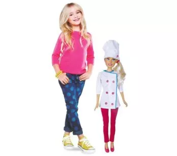 Boneca Barbie 70 cm - Barbie Profissões Chef de Cozinha - Pupee