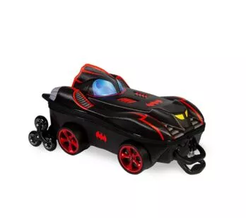 Mochila 3D de Rodinhas Infantil - Batman - Chrome Wheels - Maxtoy