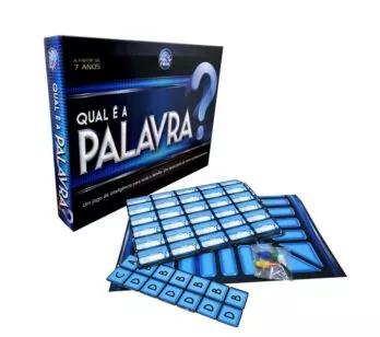 Jogo de Tabuleiro Infantil - Qual é a Palavra? - Pais e Filhos