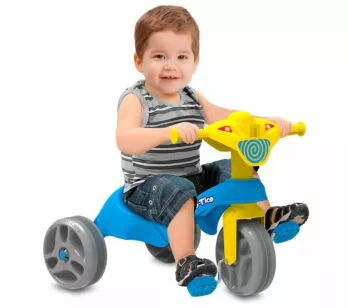 Triciclo Infantil Tico-Tico Club Triciclo Azul - Bandeirante_684_1