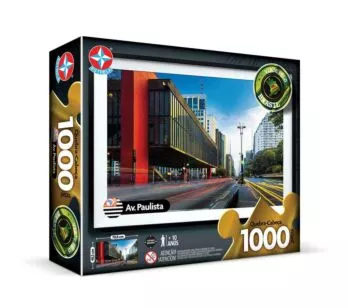 Quebra Cabeça 1000 Peças Avenida Paulista - SP - Estrela_1201602000165_2