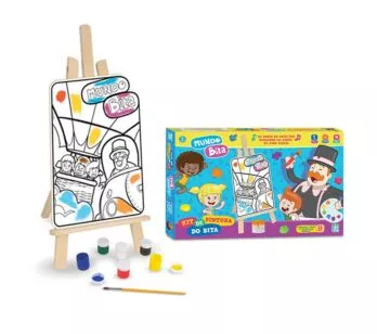 Kit de Pintura Mundo Bita com Cavalete - Nig_0694_1