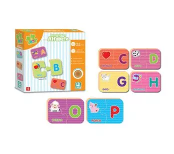 Jogo Educativo - Bê-a-Bá - Descobrindo o Alfabeto - Nig Brinquedos
