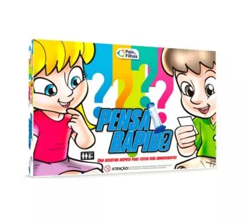 Jogo Infantil - Pensa Rápido - Pais e Filhos