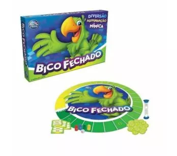 Jogo de Tabuleiro e Mímica Bico Fechado - Pais e Filhos