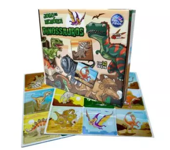 Jogo da Memória Dinossauros - 40 Peças - Pais e Filhos