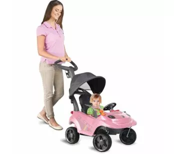 Carrinho de Passeio Smart Baby Comfort 360 - Rosa - Bandeirante