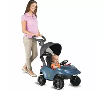 Carrinho de Passeio Smart Baby Comfort 360 - Azul - Bandeirante