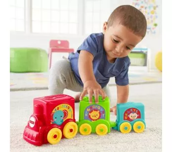 Trenzinho Infantil - Empilhar e Encaixar - Trem dos Animais - Fisher-Price