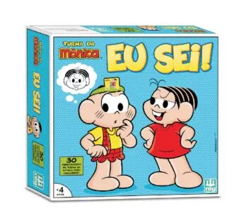 Jogo Infantil de Adivinhar - Eu Sei - Turma da Mônica - Nig Brinquedos