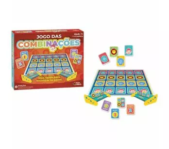 Jogo de Tabuleiro - Jogo das Combinações - Animais - Pais e Filhos