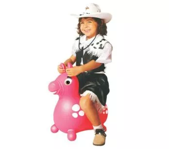 Cavalinho Baby - Upa Upa - Rosa - Líder Brinquedos