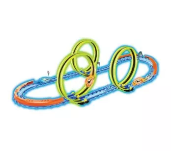 Pista Looping Triplo Neon com Carrinho - Braskit