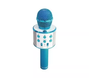 Microfone Bluetooth Infantil Karaokê Show - Azul - Toyng