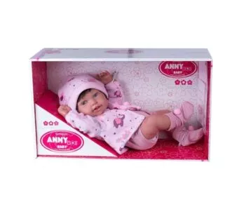 Boneca Bebê - Reborn Anny Doll Baby - Menina - Cotiplás