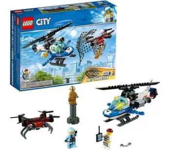 LEGO City - Polícia Aérea Perseguição Drone - 192 Peças - Lego Original