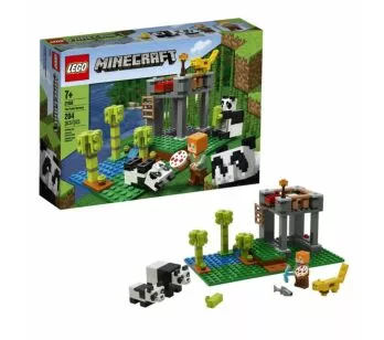 LEGO Minecraft A Creche dos Pandas - 204 Peças - Lego 