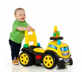 Andador Infantil 3 x 1 Caminhão - Amarelo - Cardoso 