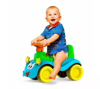 Andador Infantil Totokinha Bolinha - Azul - Cardoso Toys