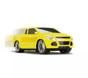 Carrinho Fricção - RJ-X Pick-UP - Amarelo - Roma |
