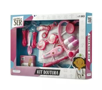 Brincando De Ser - Kit Doutora com Acessórios - Multikids 