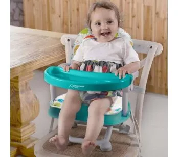 Cadeira De Alimentação Portátil Monstrinhos Azul - Multikids Baby 