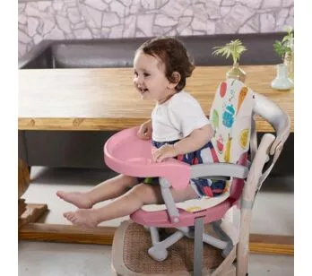 Cadeira De Alimentação Portátil Monstrinhos Rosa - Multikids Baby