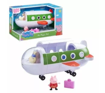 Veículo e Boneca - Avião da Peppa Pig - Sunny de 27 cm