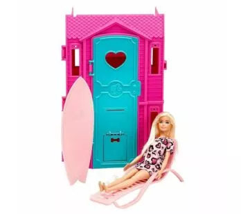 Boneca Barbie com Cenário - Surf Studio da Barbie - Fun