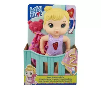 Boneca Baby Alive - Coraçãozinho Feliz - Loira - Hasbro