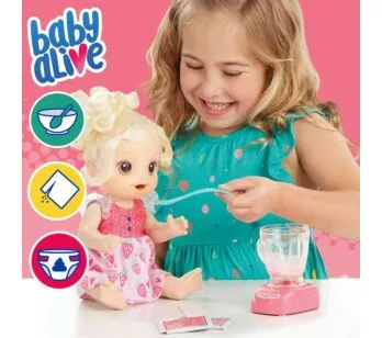 Boneca Baby Alive - Misturinha com Liquidificador - Loira - Hasbro