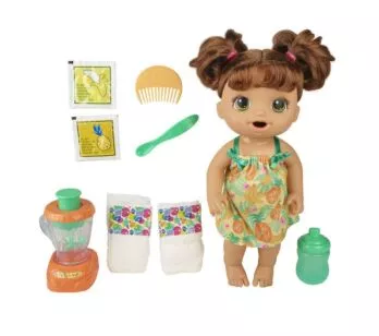 Boneca Baby Alive - Misturinha com Liquidificador - Morena - Hasbro