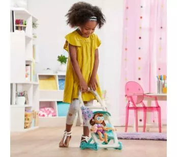 Boneca Baby Alive - Littles com Carrinho de Bebê Boneca - Morena - Hasbro