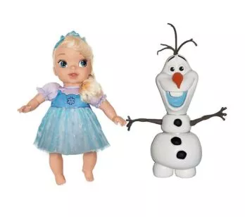Boneca Baby Elsa e Olaf - Frozen - Disney - Mimo Toys