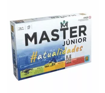 Jogo de Tabuleiro Infantil - Master Júnior Atualidades - Grow