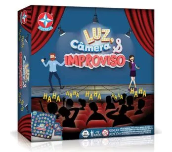 Jogo de Tabuleiro - Luz, Câmera e Improviso - Estrela
