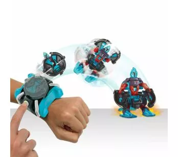 Lançador Relógio Omnitrix - OmniLançador Figuras de Batalha - Chama e XLR8 - Ben 10 - Sunny