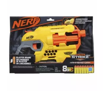 Lançador de Dardos - Nerf - Alpha Strike - Hammerstorm - Hasbro