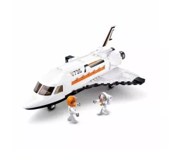 Blocos de Montar - Cubic - Space - Astronautas - Ônibus Espacial - 231 pcs - Multikids