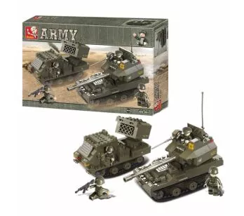 Blocos de Montar - Exército - Esquadrão Anti-Bomba - 403 pcs - Multikids