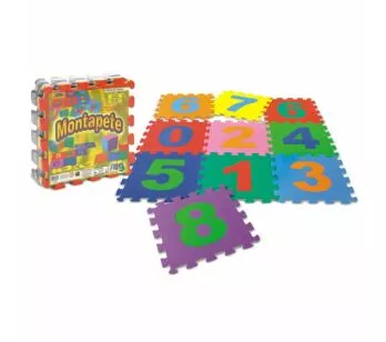 Tapete EVA Infantil - Montapete - Números - 1 x 1 m - Nig Brinquedos