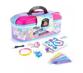 Maleta de Bijuterias Infantil - Style 4 Ever - Crystal Gel - Frasqueira de Joias - Fun Divirta-se