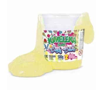 Massinha - ART KIDS - Kimeleka Slime - Candy Colors - Amarelo Bebê - Acrilex