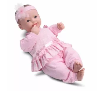 Boneca de Vinil com Som - Bebês Coleção - Recém-Nascida - Divertoys