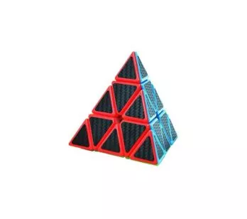 Cubo Mágico - Cubotec - Triângulo - 9 Faces - Preto -Braskit