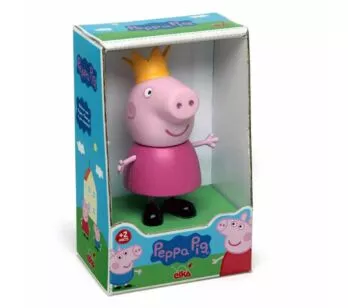 Figura de Vinil - 15 cm - Peppa Pig - Peppa Princesa - Elka