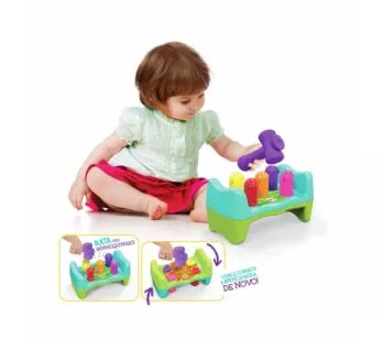 Conjunto de Atividades - Bate Rebate - Minhoquinhas - Elka